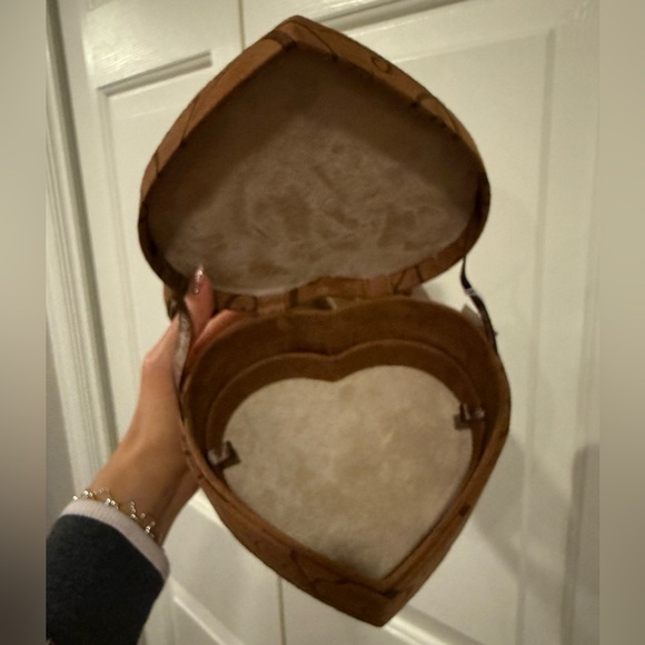 Brighton Suede Heart Shaped Jewelry Box - Picture 4 of 11